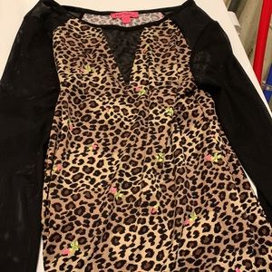 Leopard Mesh Shirt